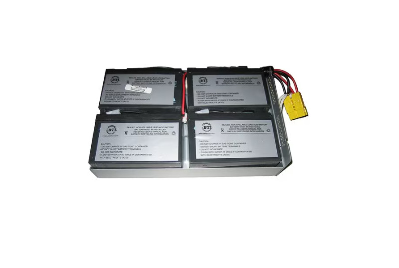 BTI RBC24-SLA24-BTI UPS Replacement Battery Cartridge - 12 V DC - for APC UPS