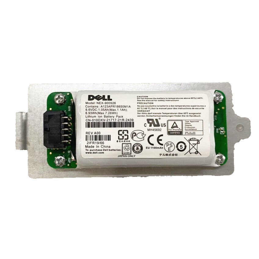 DELL 0K4PPV 10DXV OEM EqualLogic PS4210 PS6210 PS6610 Controller Battery Module