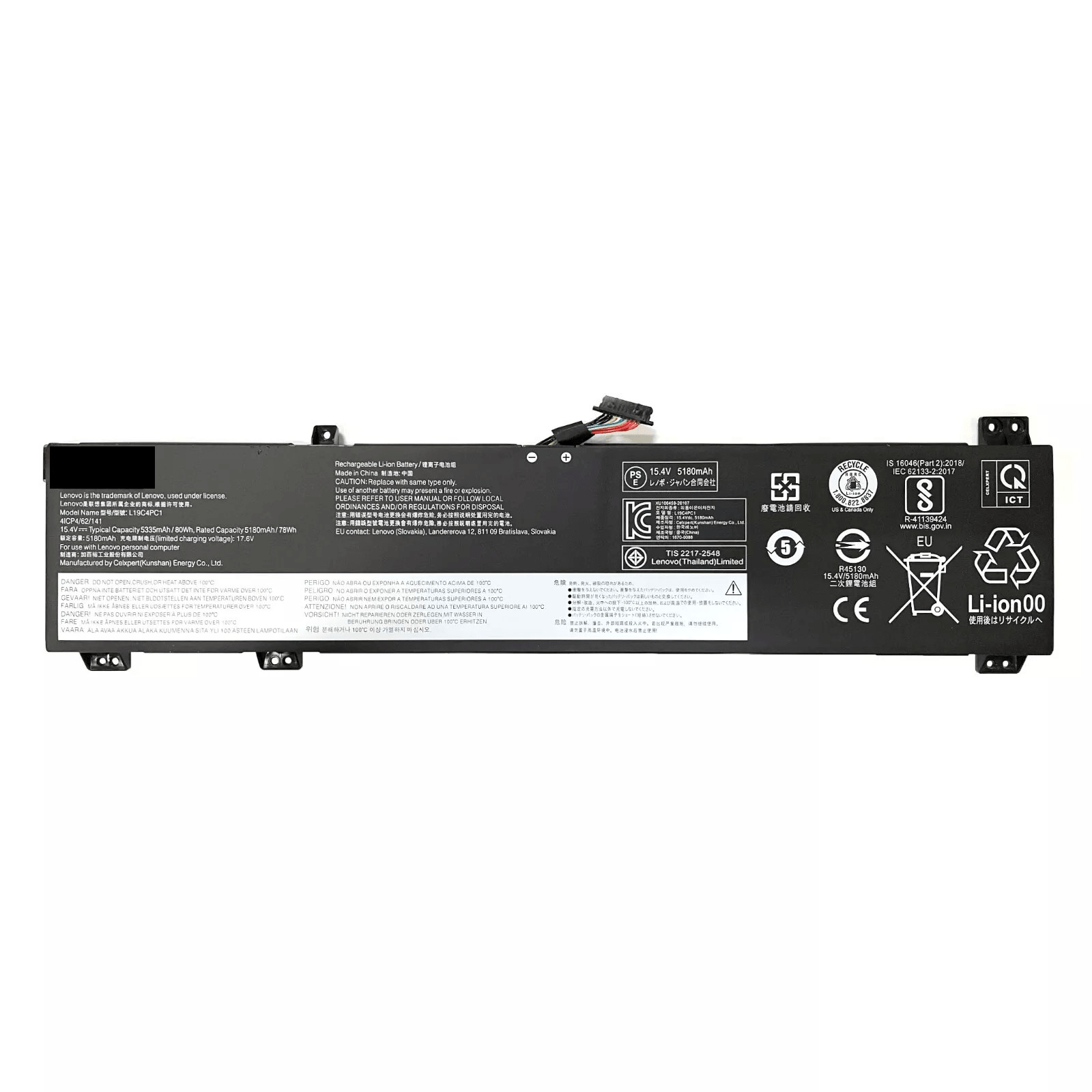 New L19C4PC1 L19M4PC0 80Wh Battery For  Legion 5P-15IMH05 Legion 5-15IMH05