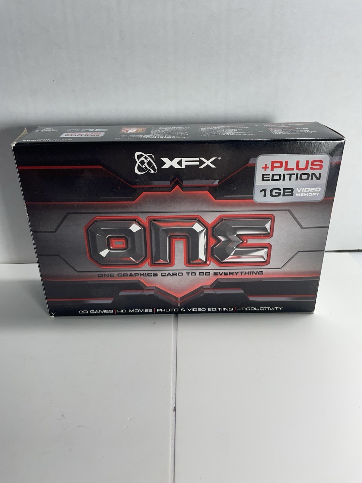 XFX One 1GB DDR3 PCI-E Graphics Card HDMI DVI VGA Open Box Complete