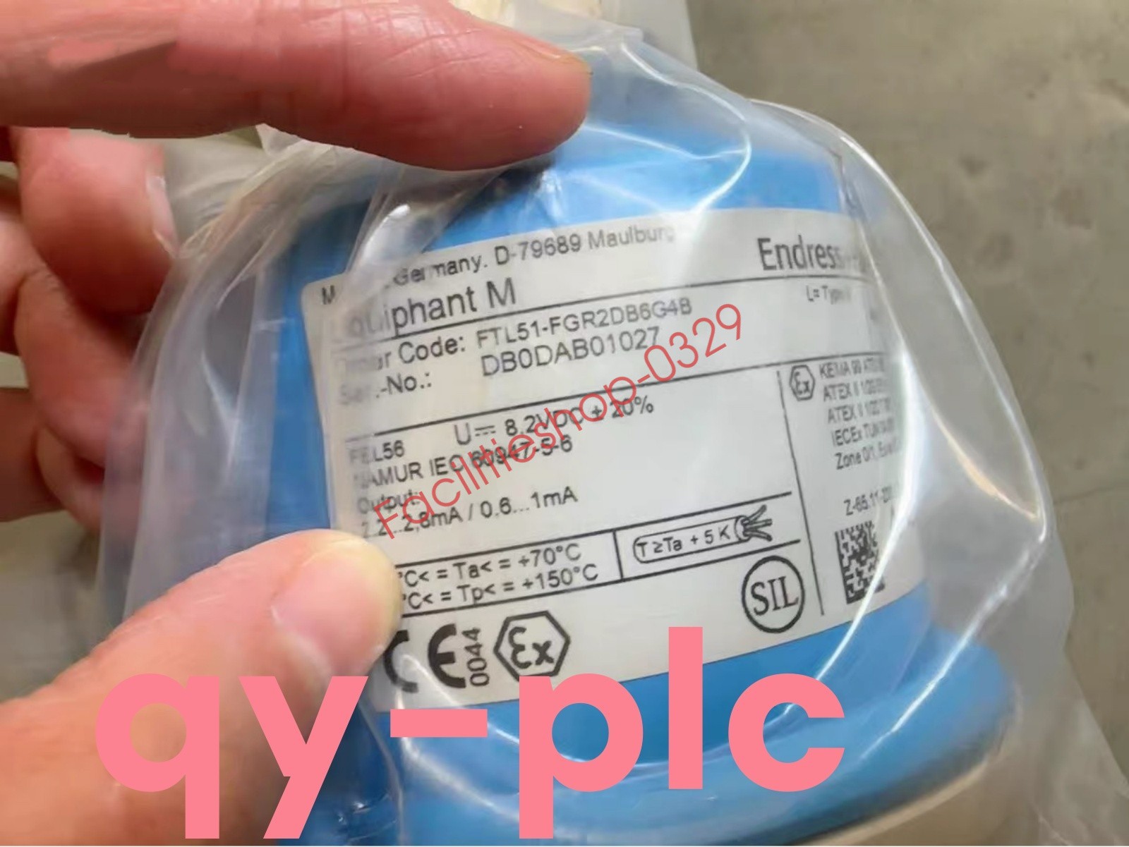 1P NEW E+H FTL51-FGR2DB6G4B Tuning Fork Level Meter Fast DHL/FedEx