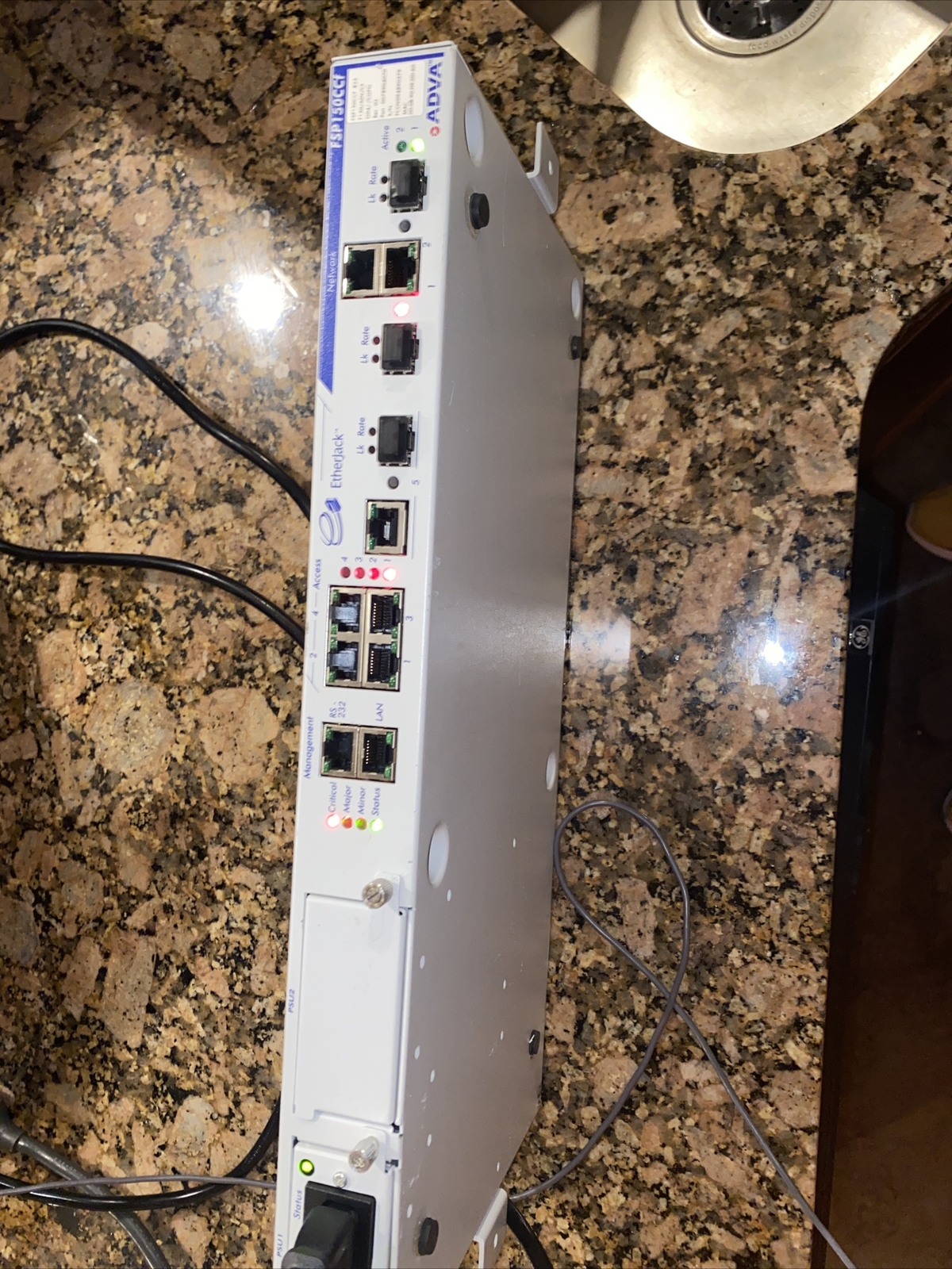 ADVA OPTICAL NETWORK ETHERJACK CARRIER ETHERNET FSP150CCF-825 Nice