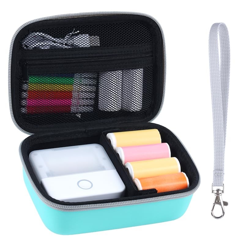 Hard Carrying Case for Sticker Printer, Label Maker, Photo Printer