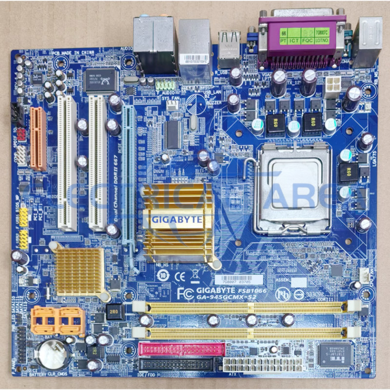 1PC Used GIGABYTE GA-945GCMX-S2 motherboard Fast delivery