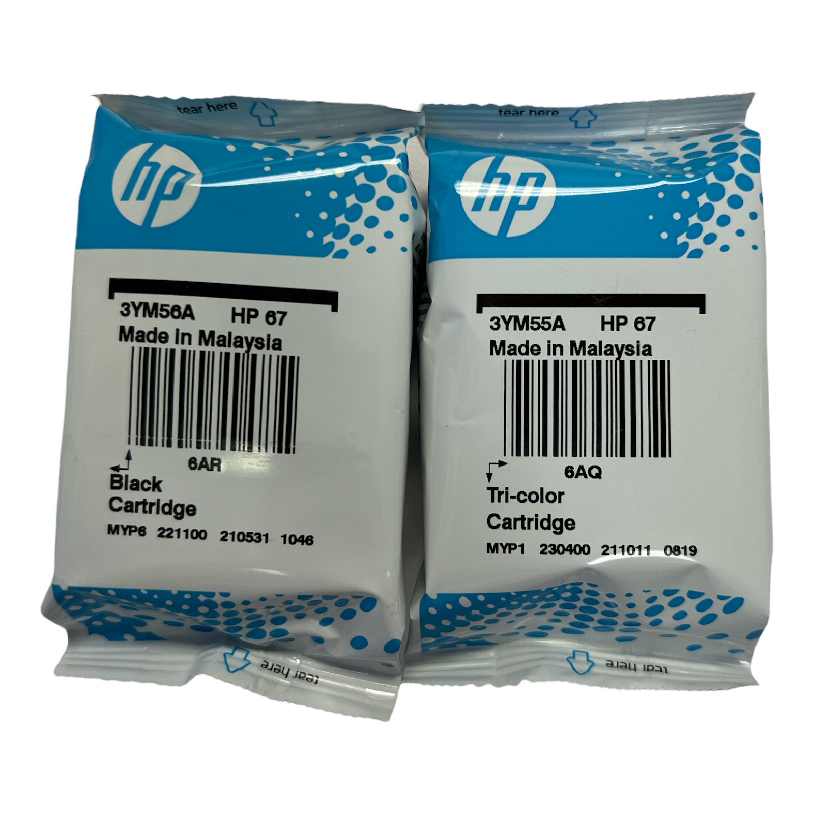 Genuine HP 67 Ink Cartridge Combo for HP 2752 4152 6052 6455 printer