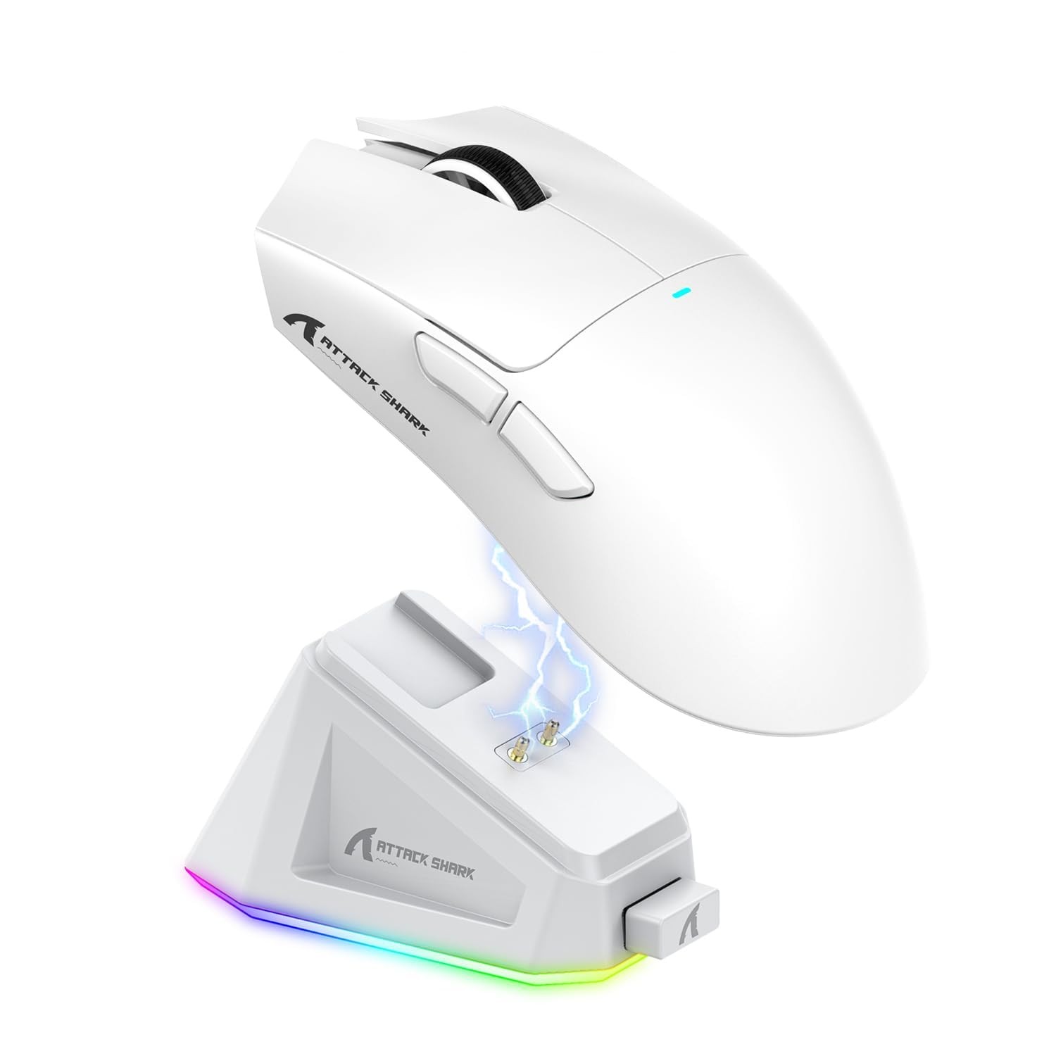 ATTACK SHARK X11 59g Lightweight Wireless Gaming Mouse,RGB Magnetic Charging ...