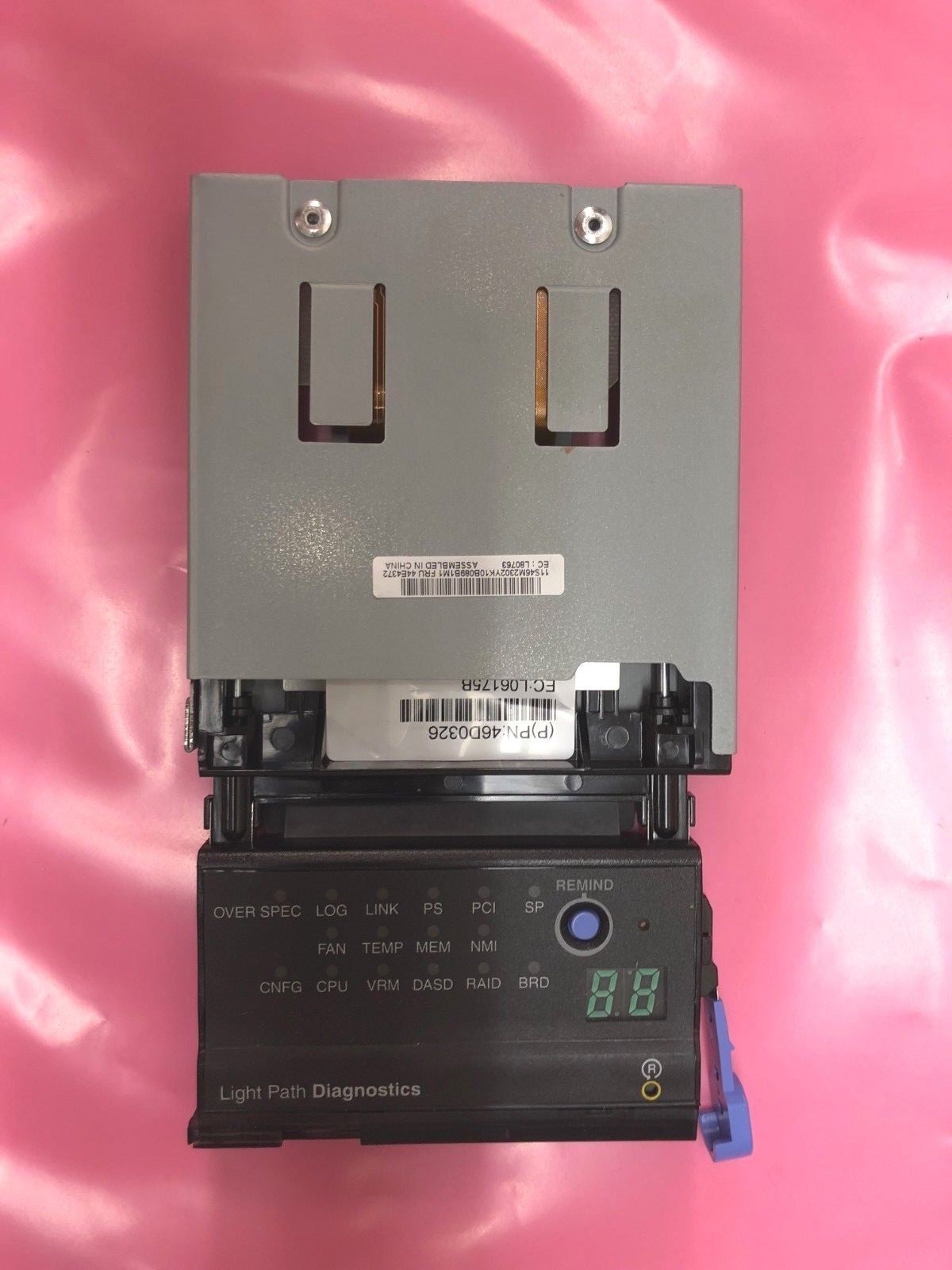 IBM 46D0326 Light Path Diagnostics Operator Information Cont Panel (QTY 5)