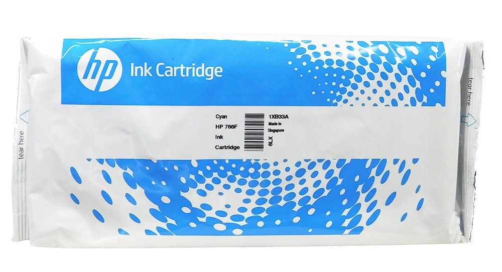 HP 766F/1XB33A Cyan Ink Cartridge