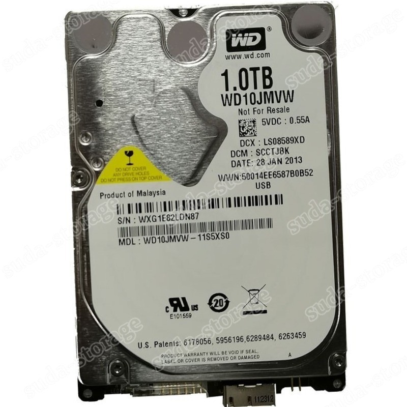 Western Digital 1TB WD10JMVW-11S5XS0 2.5" USB 3.0 Portable External Hard Drive