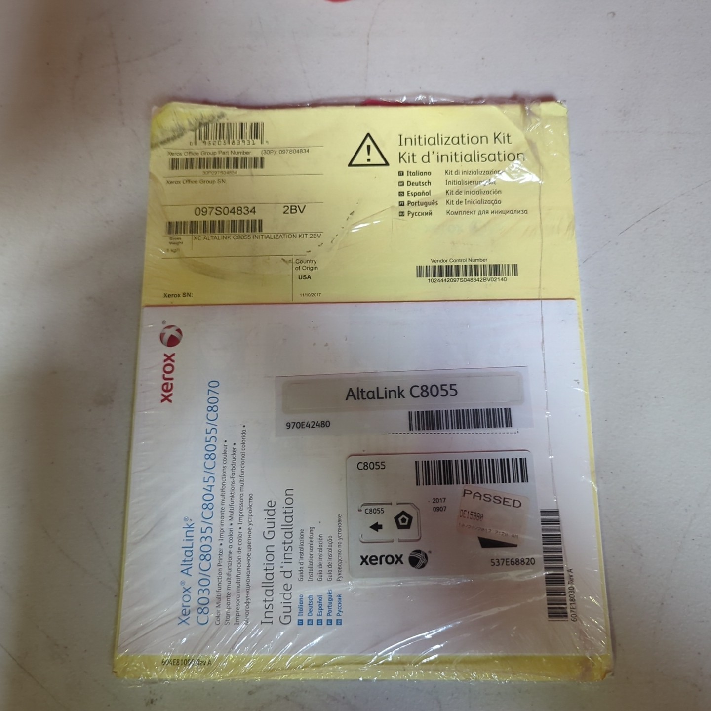 Xerox 097S04834 Initialization Kit for Altalink C8055