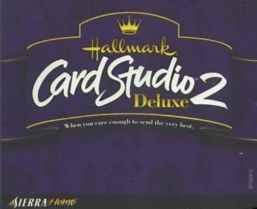 Hallmark Card Studio 2 Deluxe PC CD design create comic holiday greetings images