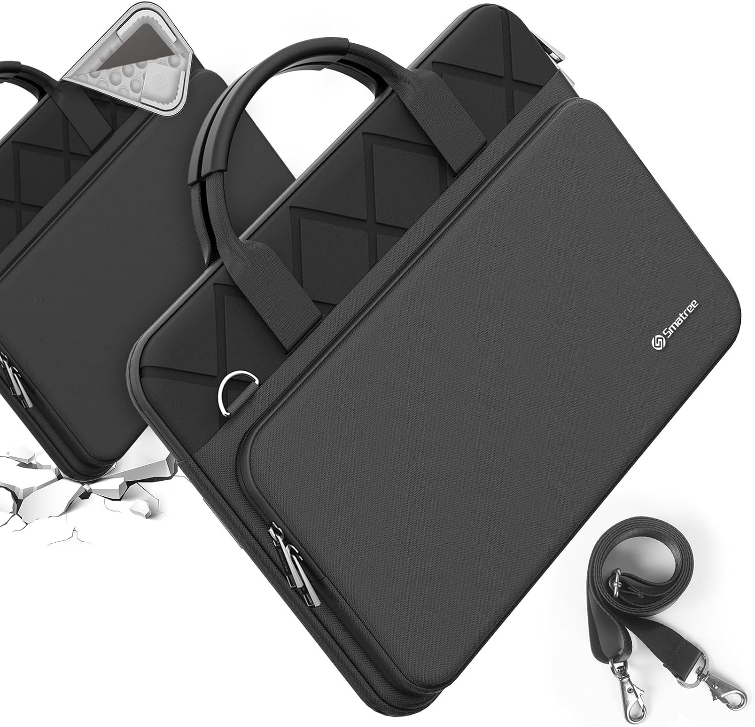 Versatile CityEdge Laptop Case: Shock Protection for 15.6-16in ASUS Devices