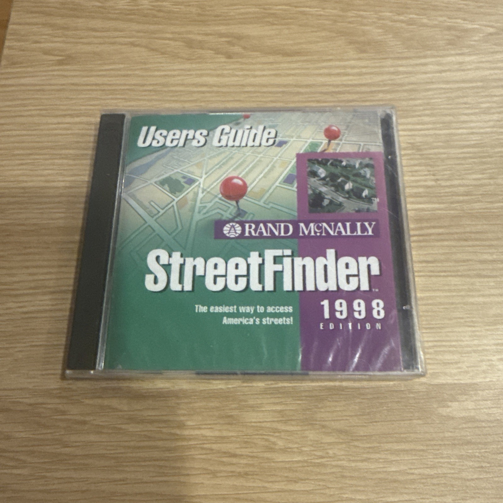 Rand McNally StreetFinder 1998, with User Guide - Set of 2 CDs