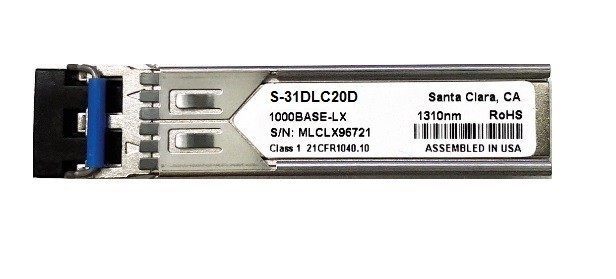 MikroTik S-31DLC20D Compatible 1000BASE-LX SFP (1.25G) SFP-LX  LC 20KM, SMF