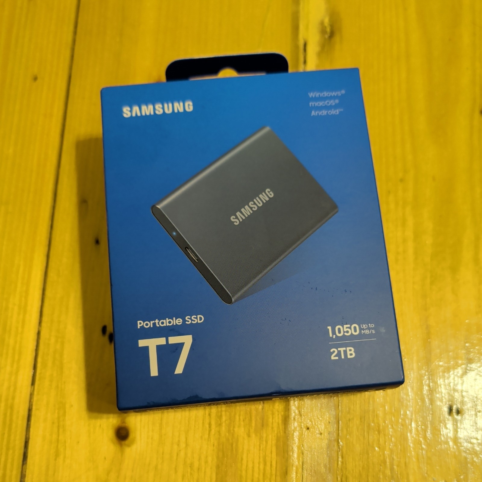 Samsung T7 2TB USB 3.2 Portable Solid State Drive - Titan Grey,New,Sealed  