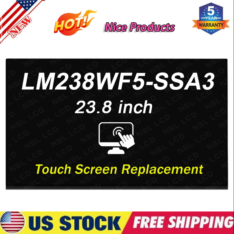 LM238WF5 SS A3 23.8" FHD HP LCD LED Touch Screen Display LM238WF5-SSA3 1080P
