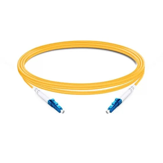 [2pcs] 1M LC UPC-LC UPC Simplex OS2 9/125 Patch Cord LSZH FTTH Fiber Cable