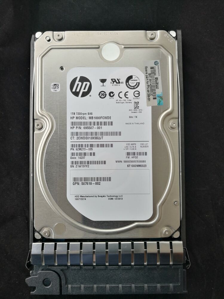 FOR HPE 461289-001 461137-B21 NEW 7.2K RPM 3.5" 1TB SAS HDD Hard Drive