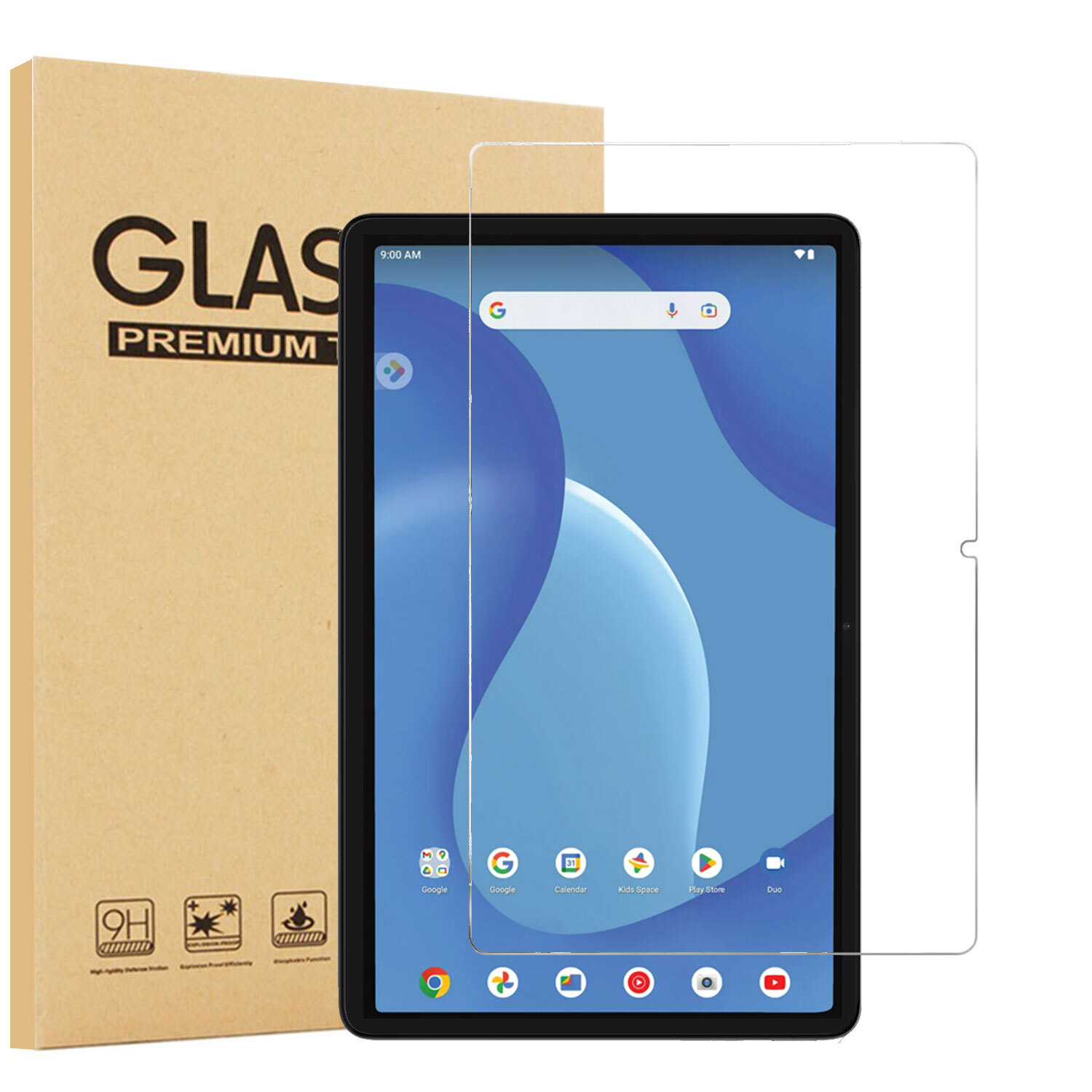 For Onn Surf 10.4” Pro Tablet Screen Protector Tempered Glass Clear Shield Cover