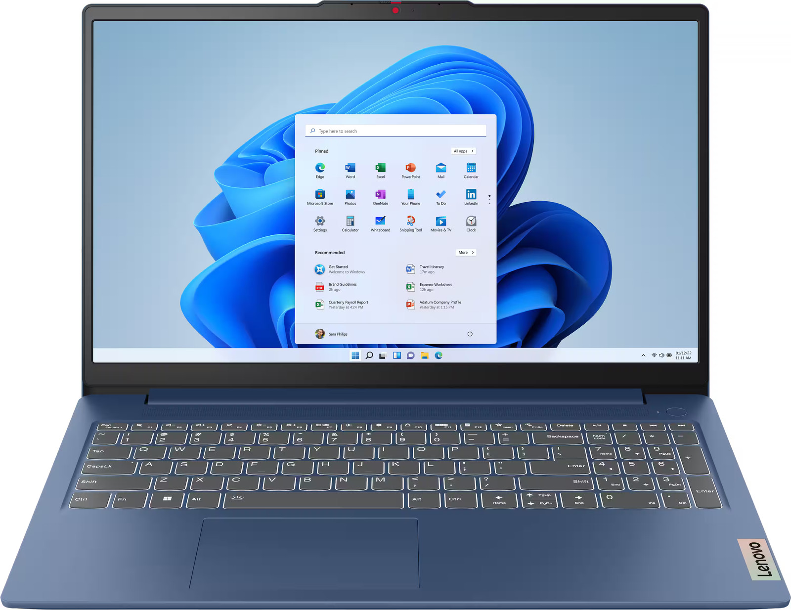 Lenovo - IdeaPad Slim 3 15.6" Full HD Laptop - AMD Ryzen 5 40 2025 - 8GB Memo...