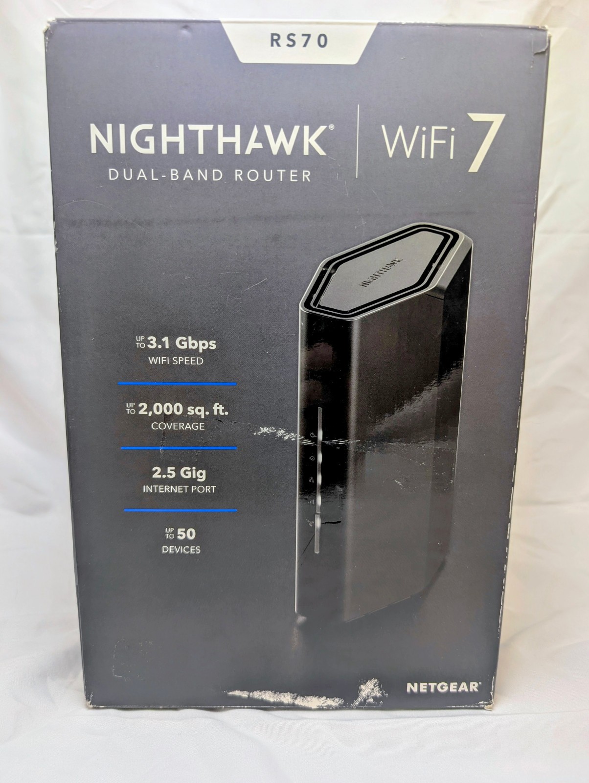 Netgear Nighthawk RS70 WiFi 7 Dual-Band Router