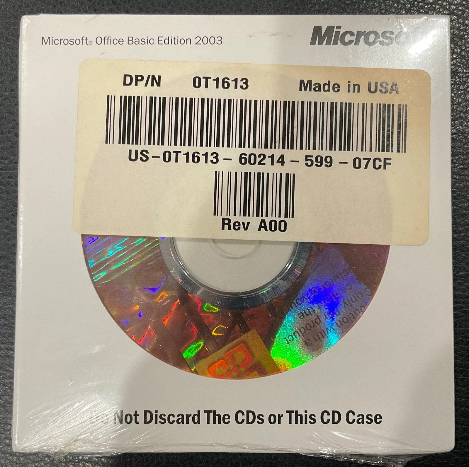 Microsoft Office Basic Edition 2003 w/ Product Key COA factory sealed new