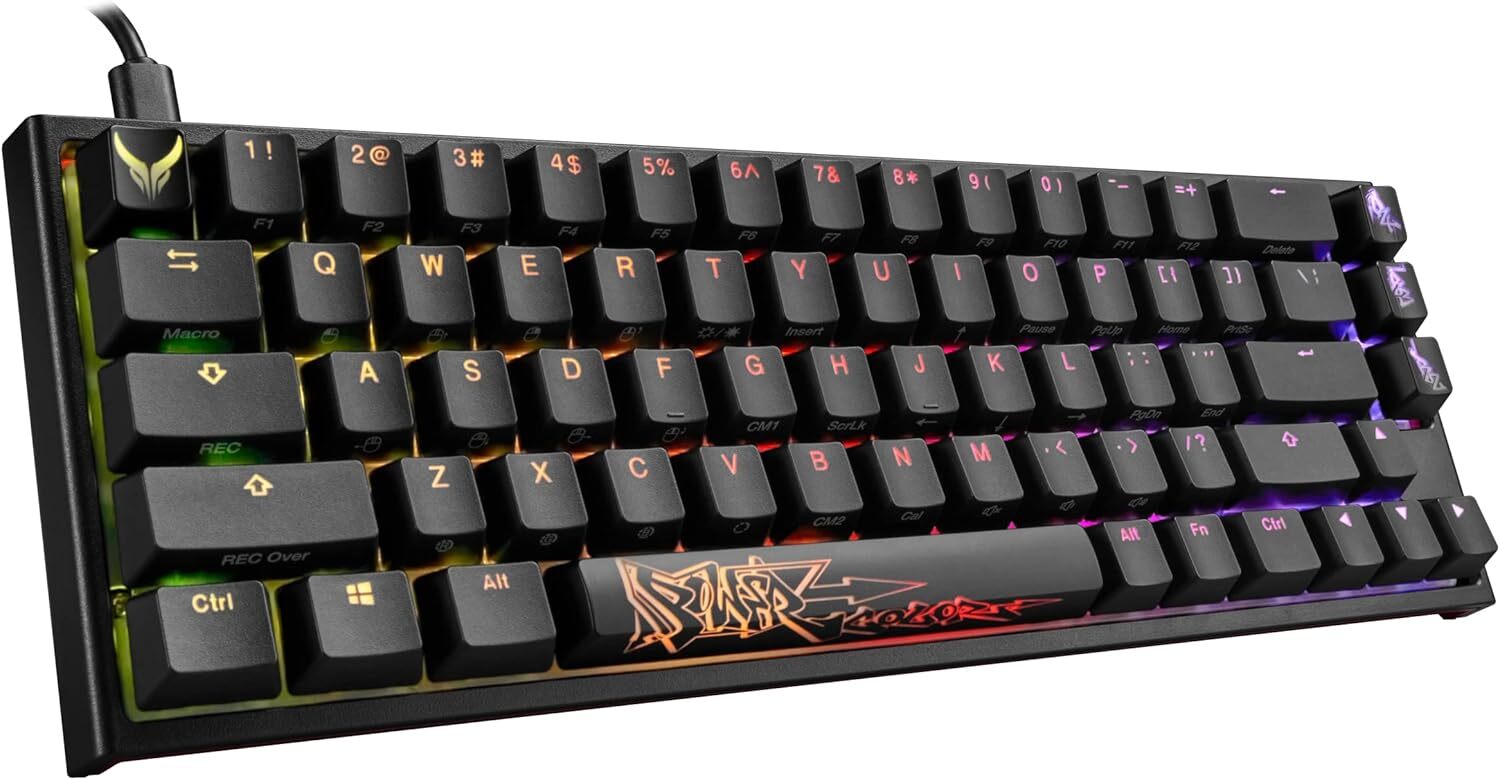 PowerColor USB-C x Ducky One 2 SF Mechanical Keyboard with Kailh Brown Switches