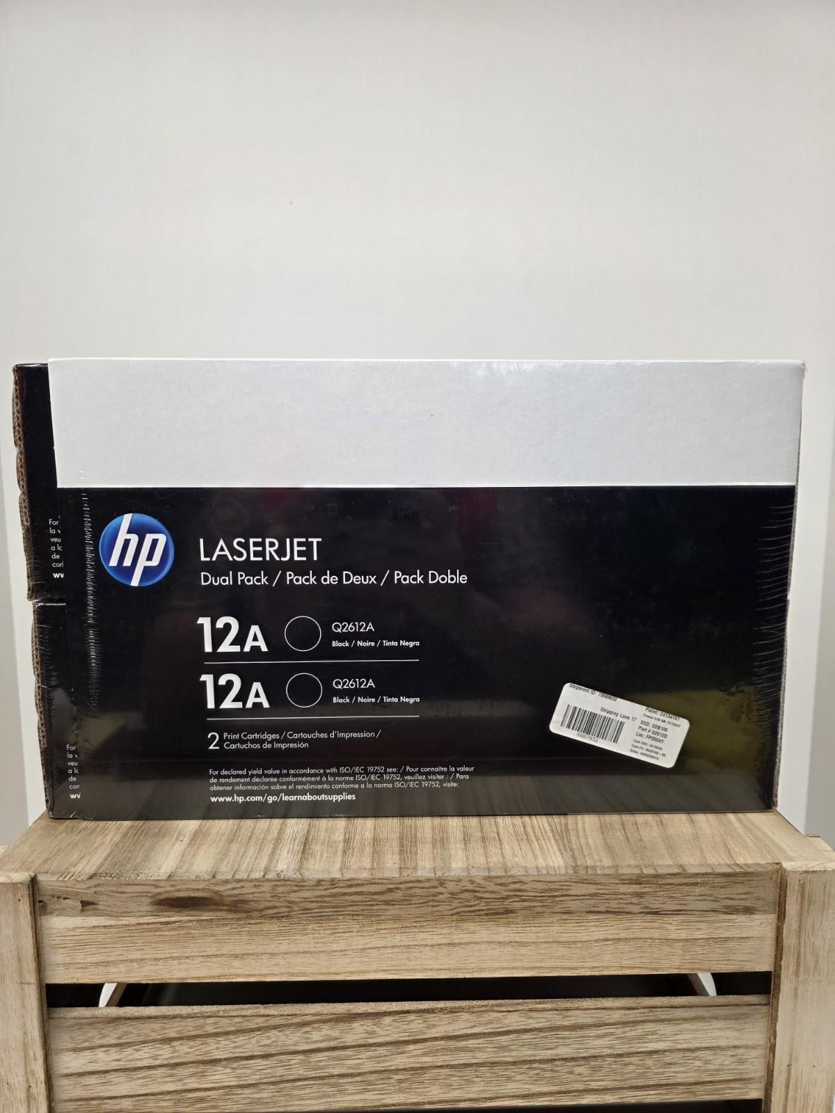 HP LaserJet 12A Black Dual Pack Toner (Q2612D) NEW FACTORY SEALED