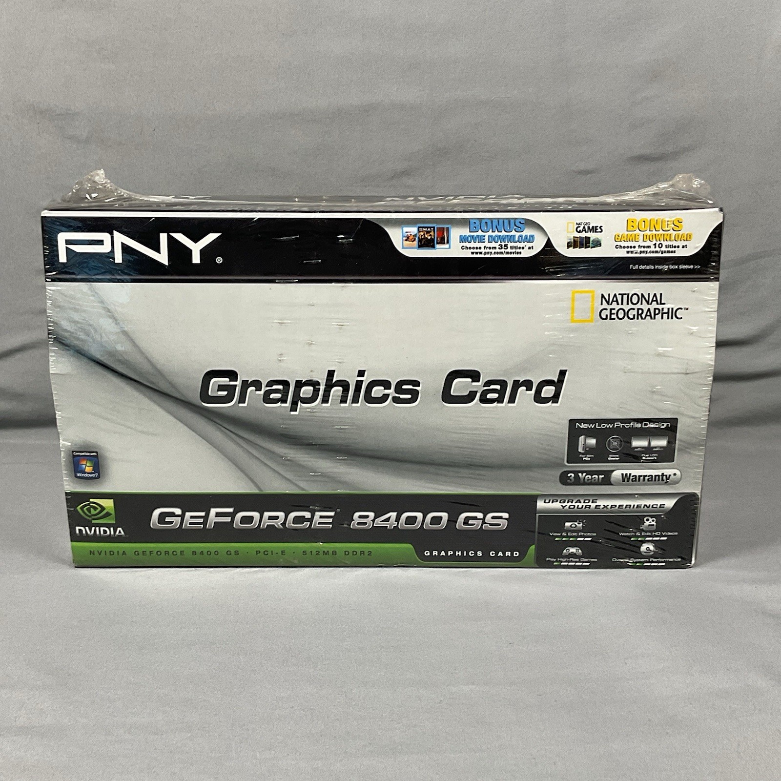  PNY GeForce 8400 GS DMS-59 512MB DDR2 Graphics Card (VCG84DMS5R3SXPB) Brand New