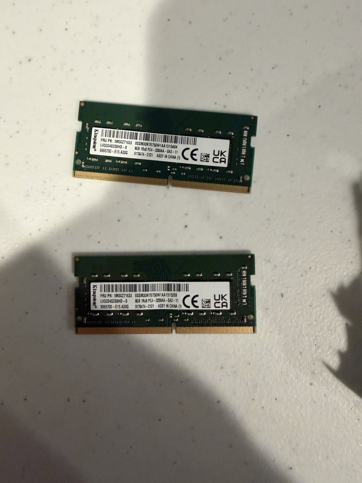 Kingston 16GB 1Rx8 PC4-3200AA Laptop RAM Tested