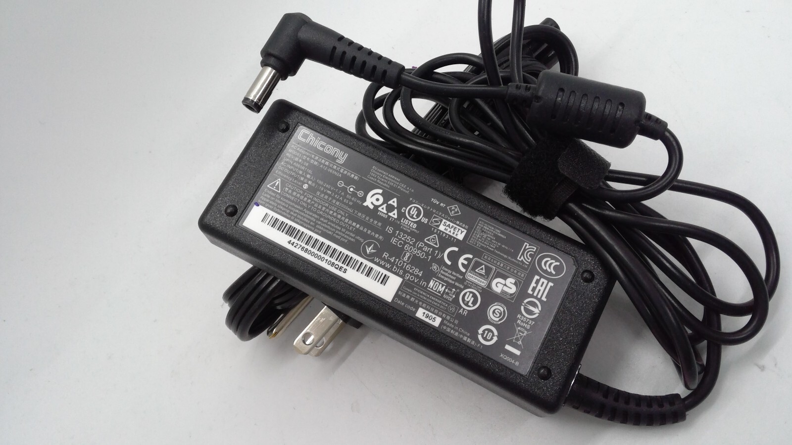 Original Chicony 65W AC Laptop Adapter Charger A12-065N2A For MSI ASUS Toshiba
