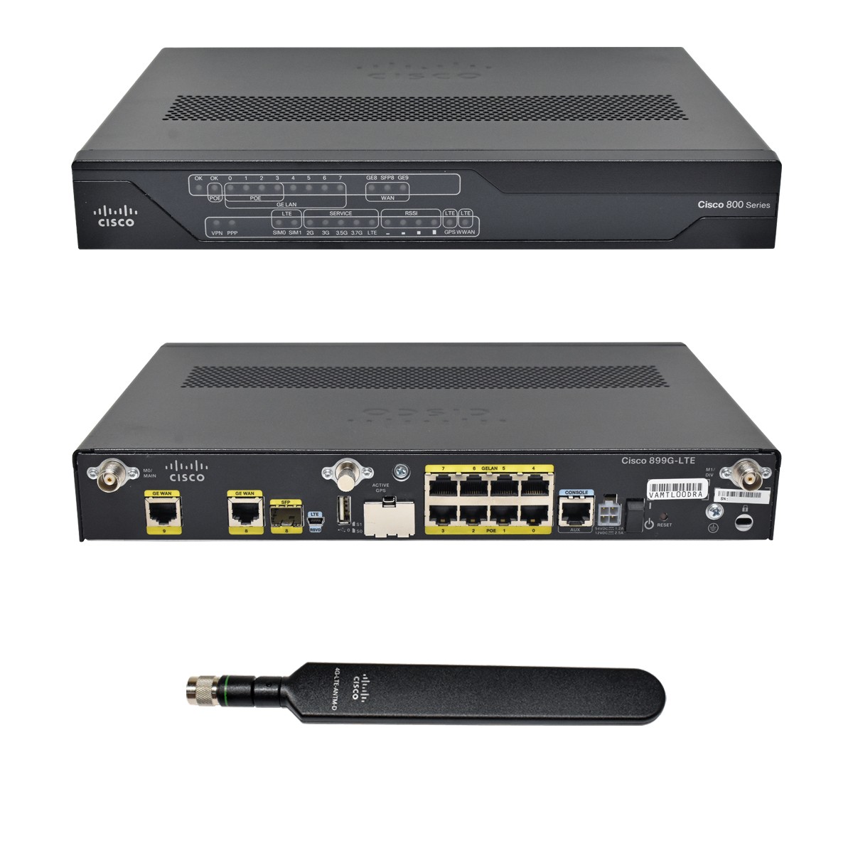 Cisco C890-LTE C899G-LTE-GA-K9 8-Port Gigabit Integrated Services Router