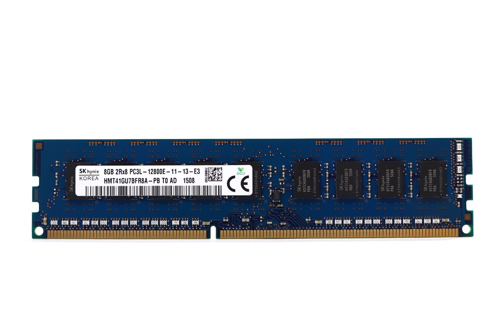 SK Hynix 8GB 2Rx8 PC3L-12800E-11-13-E3 ECC Unbuffered Memory HMT41GU7BFR8A-PB