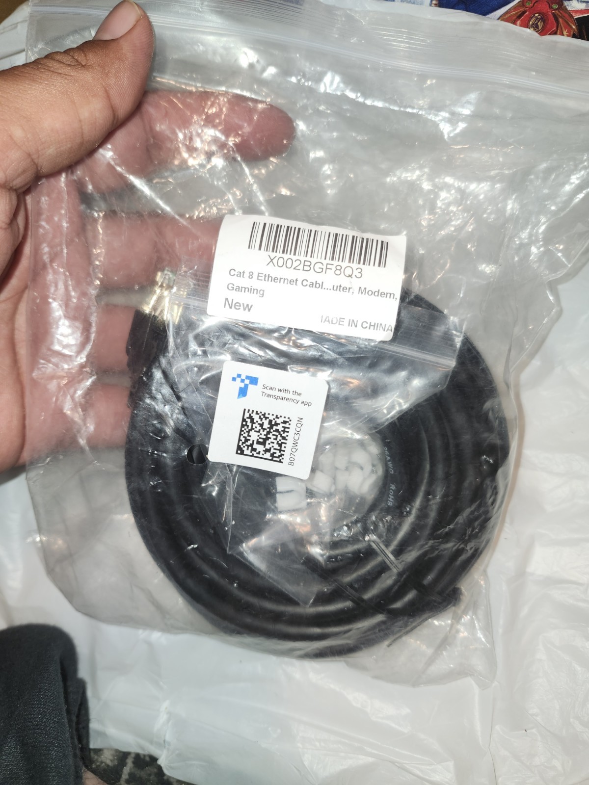 Cat8 RJ45 Ethernet Cable 40Gbps 4 Gaming PS5 Router Modem High Speed 2000MHz
