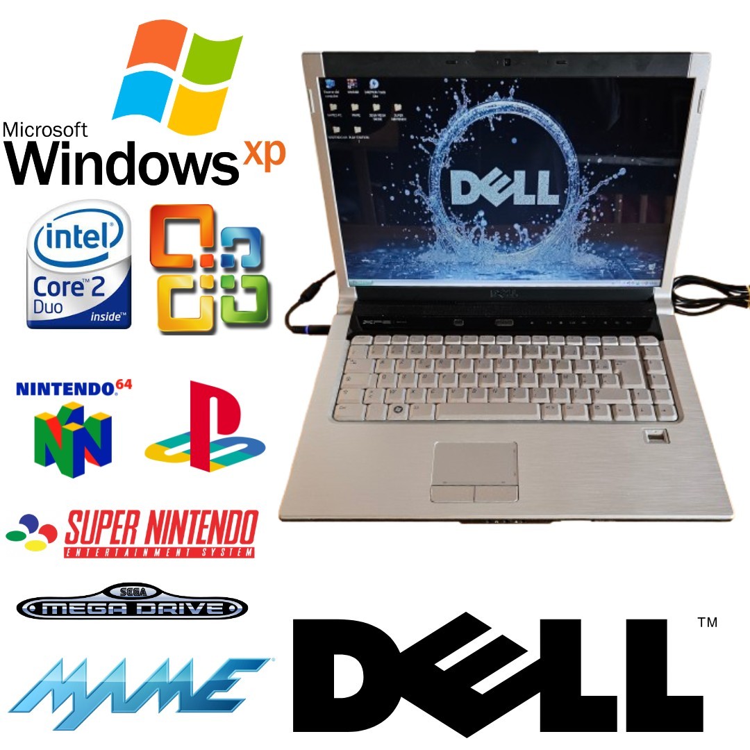 Dell XPS M1530 Windows XP 15.4" Retrogaming N64 PS1 SNES SEGA Notebook PC
