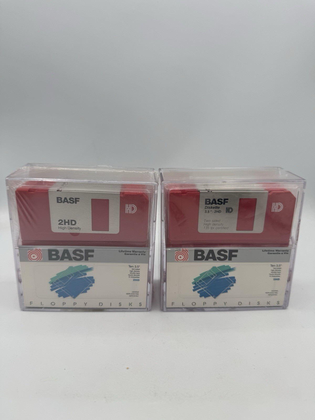 Basf 3.5” 2HD Floppy Disks Boxes 2x10 Disks
