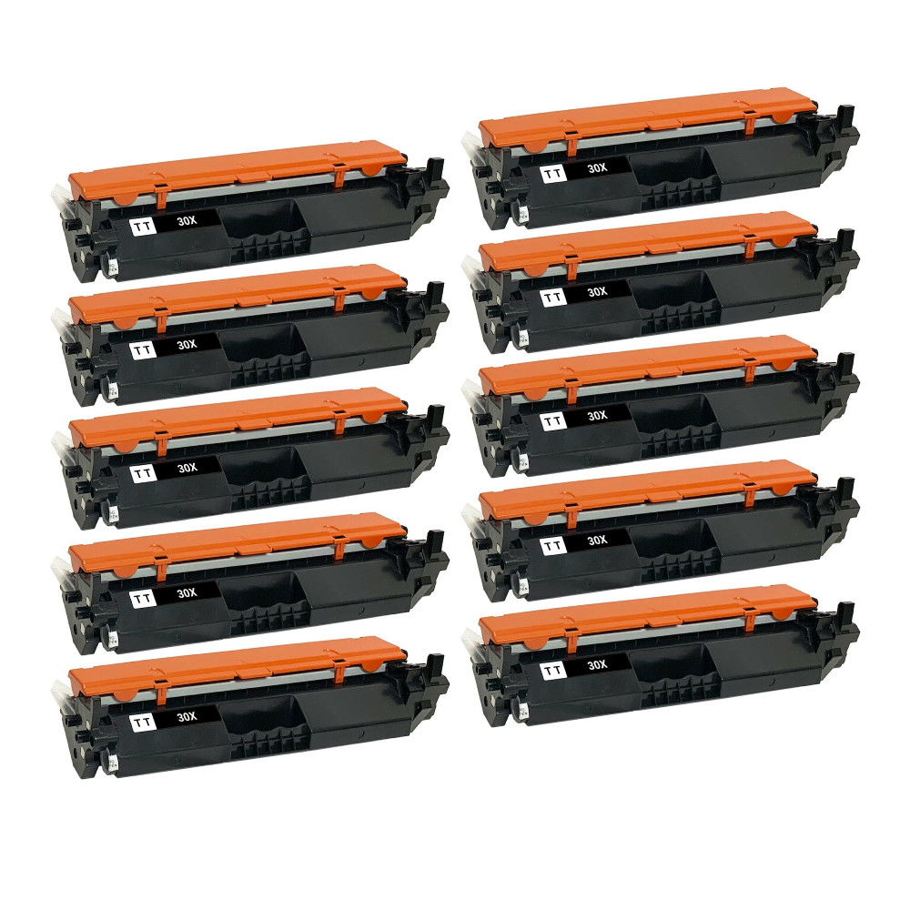 10PK Hi-Yield Toner For HP CF230X 30X 30A LaserJet Pro M203dw M203dn M227 Series