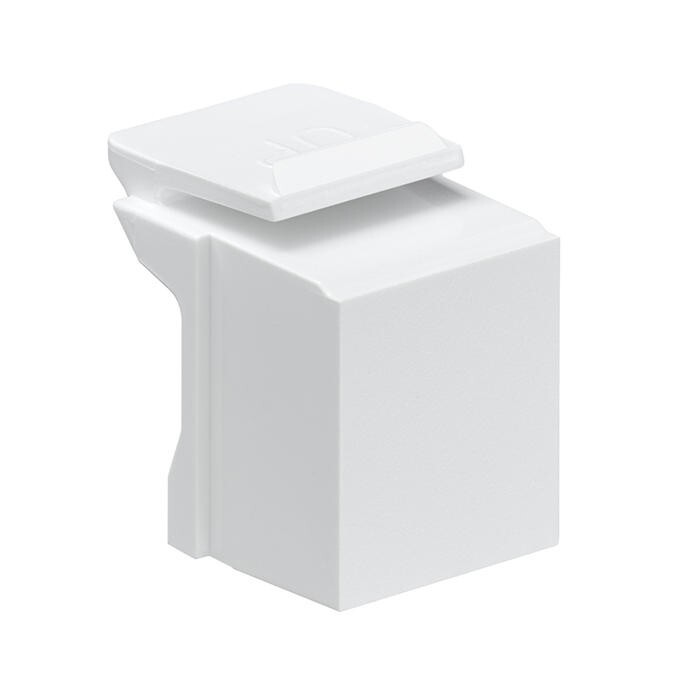 Leviton 41084-BW Blank Quickport Insert White (pack of 10)