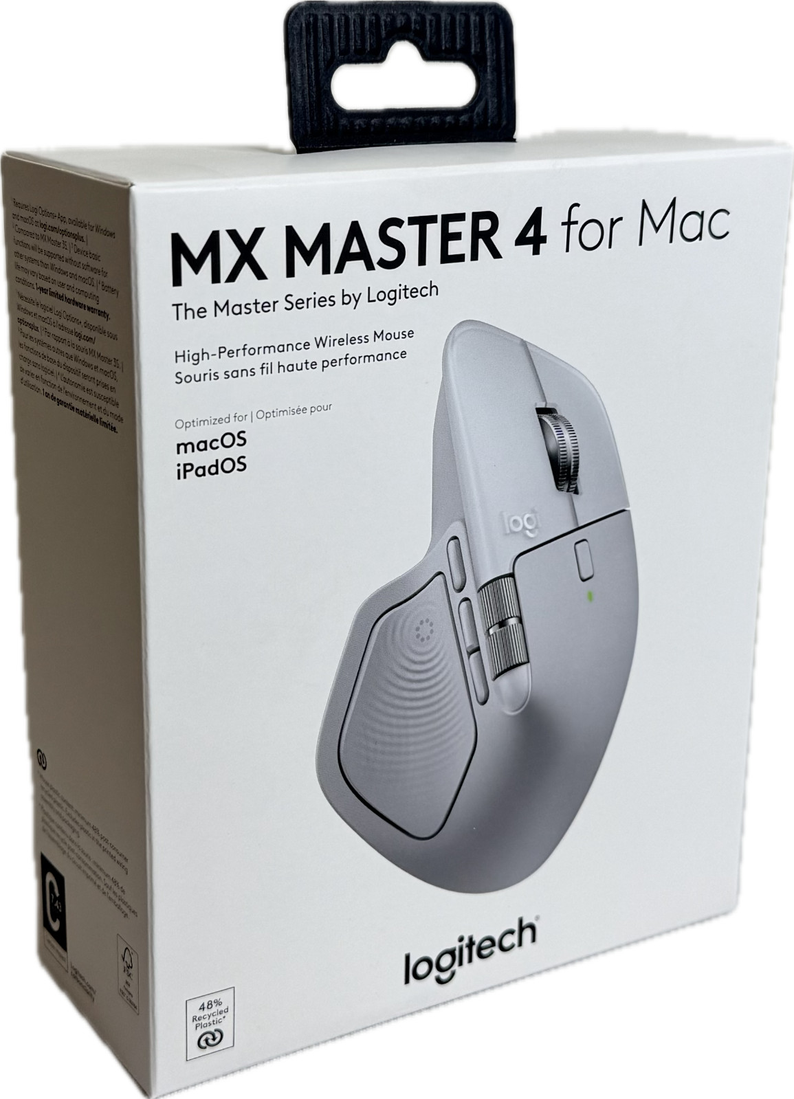 Logitech 910-007574 MX Master 4 High-Performance Wireless Mouse White Mac (New)
