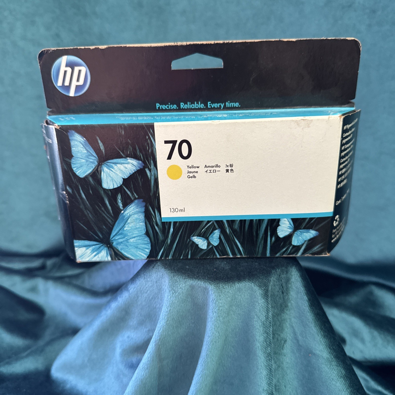 Genuine HP 70 Yellow Ink 130ml  Q6675A  -  Sealed MAY 2014