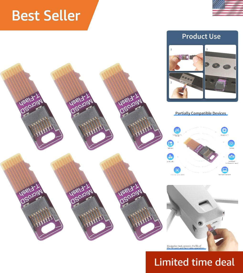 Micro SD Card Extension Board 3D Printer External Micro SD Card Car Navigatio...