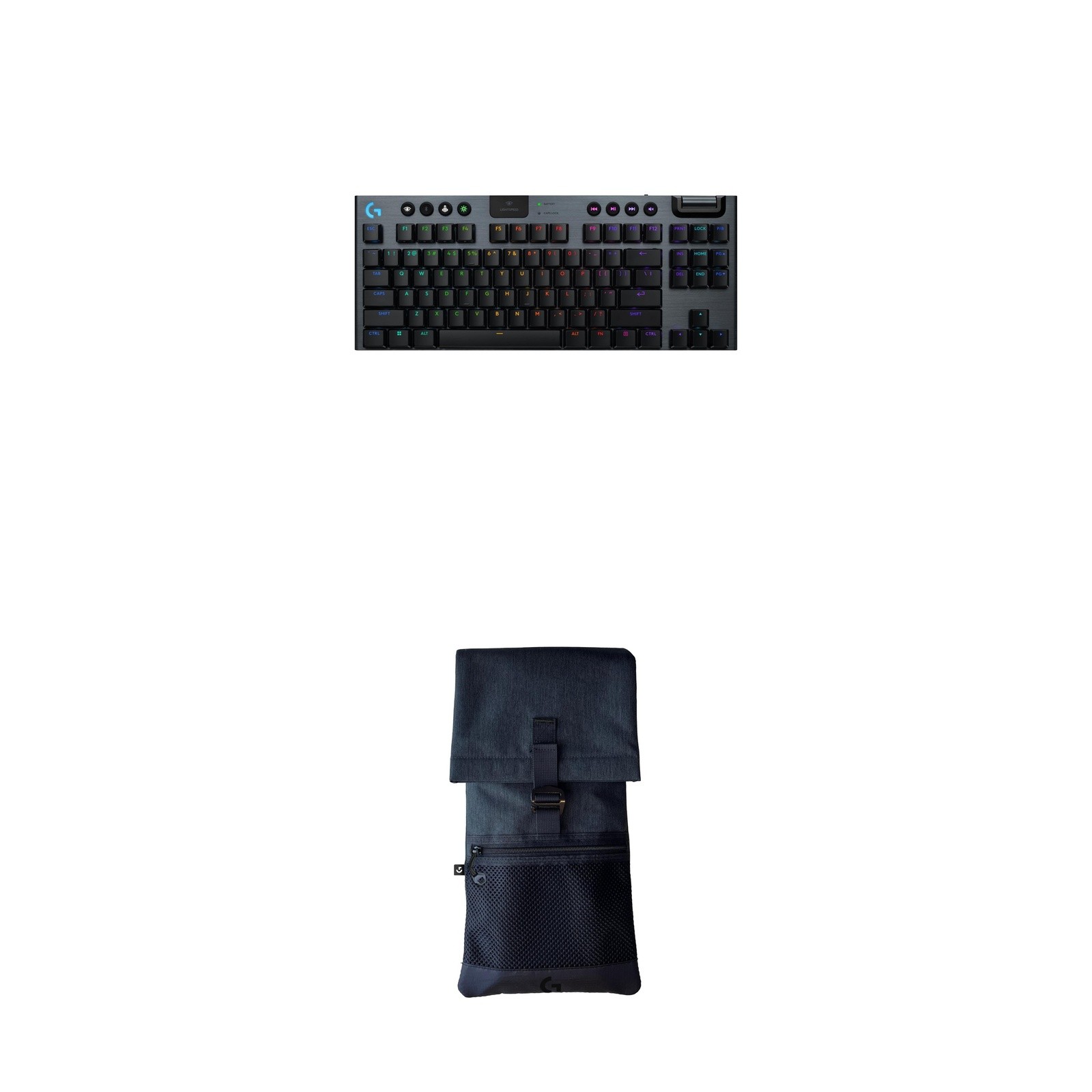 Logitech Pro Wireless Bundle: G915 X LIGHTSPEED TKL Clicky + Sleeve