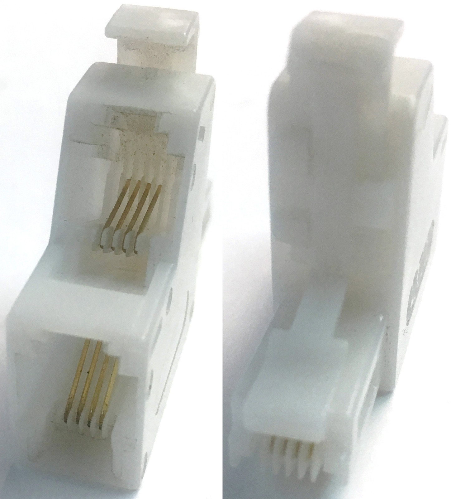 SE-267A2 RJ11 6P4C 1:2 Telephone TELCO Splitter M2F 103715082 Modular T Adapter