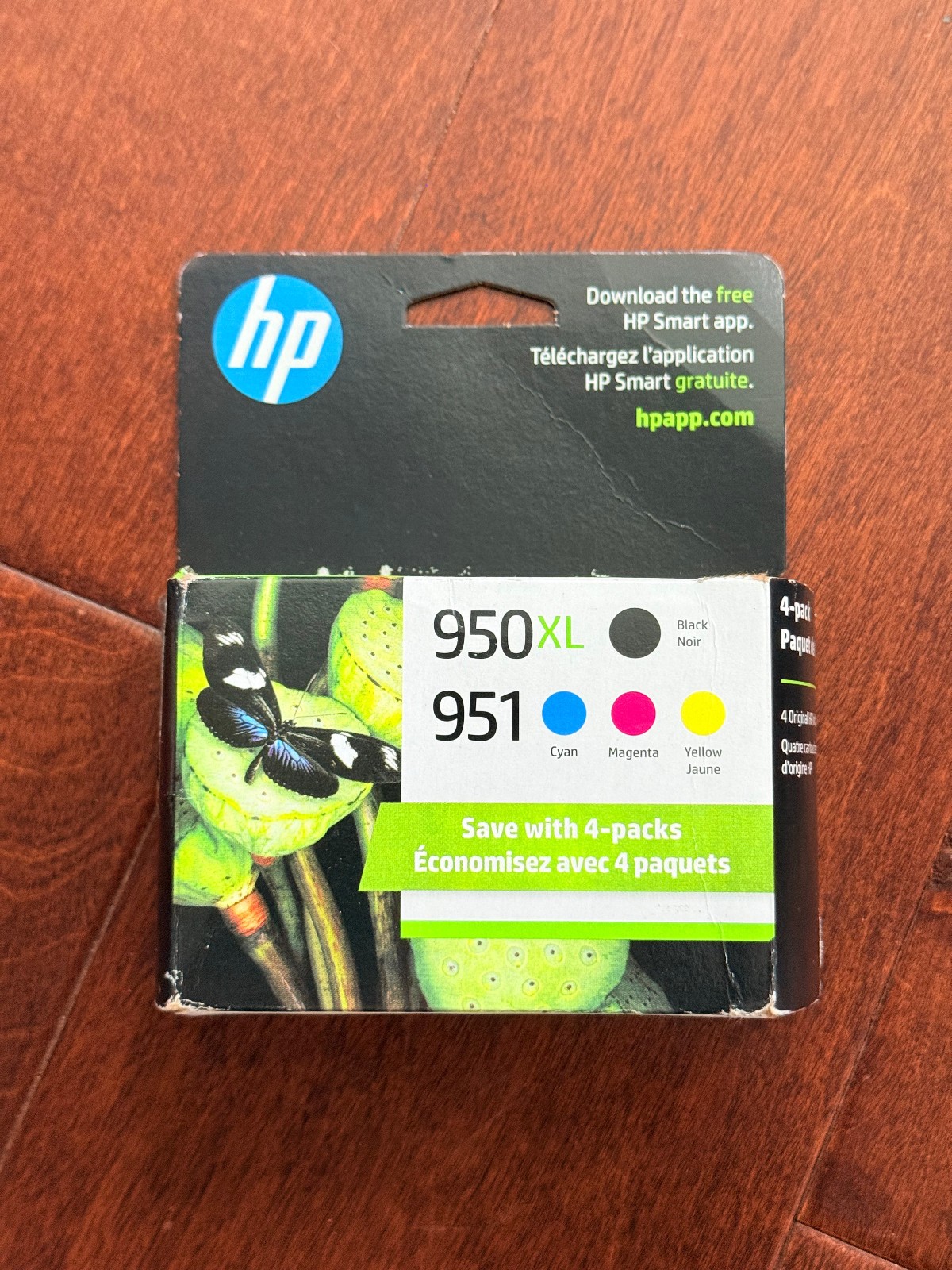 HP 950XL + 951 Combo 4-Color Printer Ink Cartridges Exp. 03/27 / Ugly Box Sealed