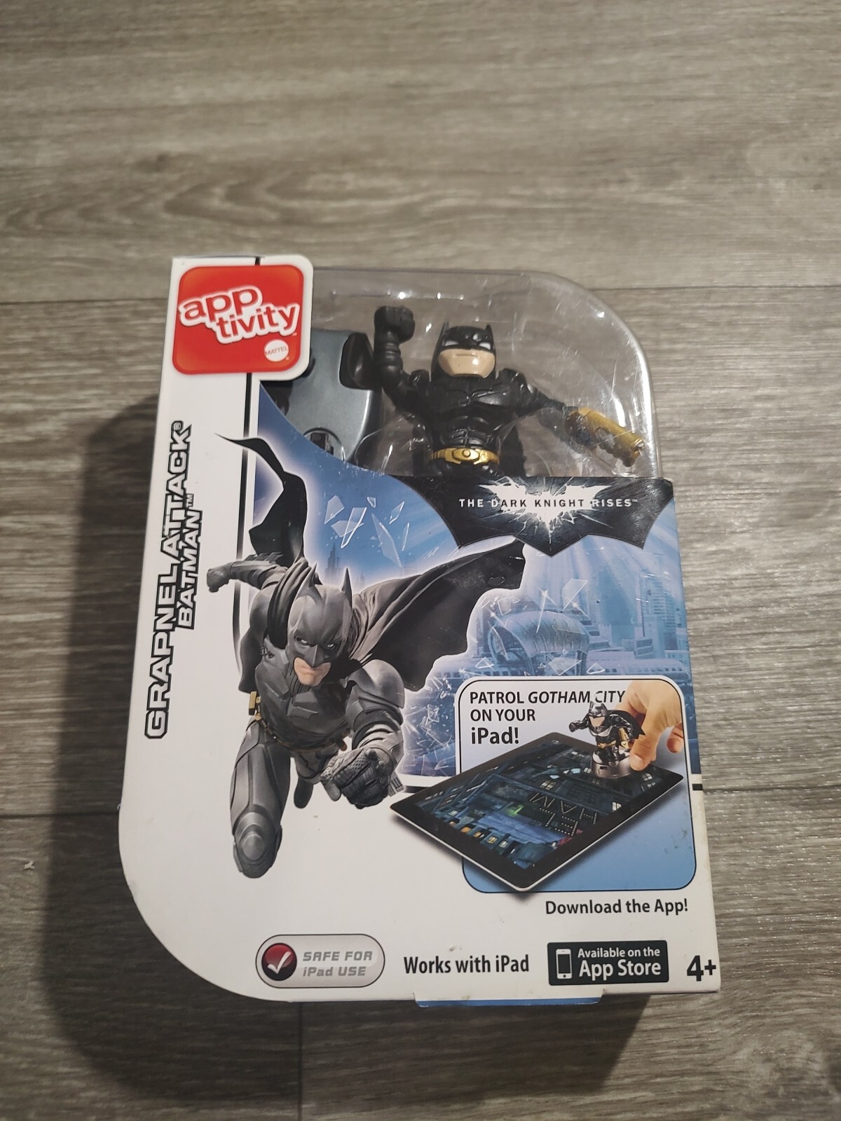 App Tivity iPAD BATMAN GRAPNEL ATTACK Dark Knight Figure Apptivity TOY Game new