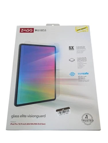 ZAGG InvisibleShield Apple iPad 12.9" Glass Elite VisionGuard+