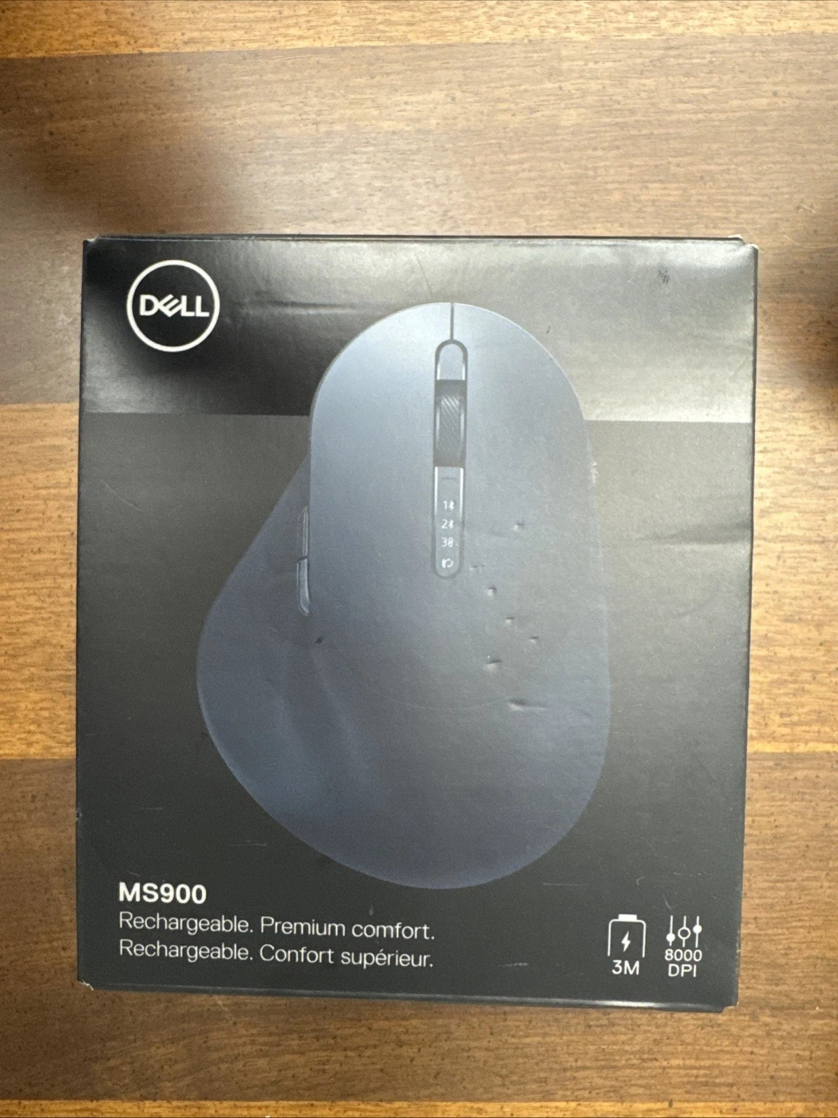 NEW Dell Premier MS900 Mouse Wireless Bluetooth 2.40 GHz Rechargeable D/PN 0YMX7