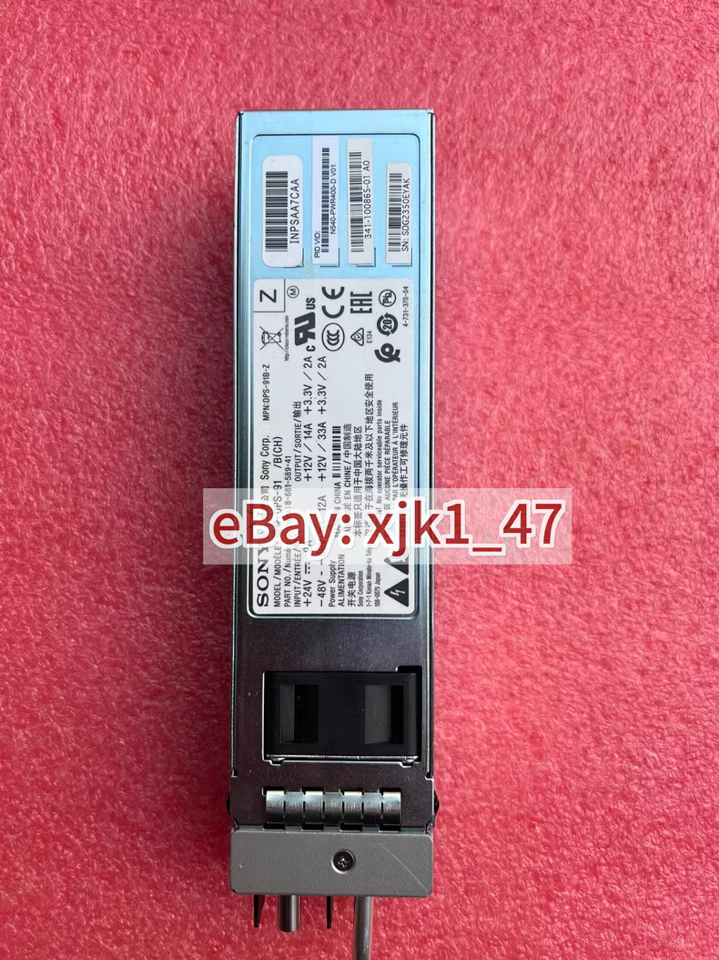Cisco N540-PWR400-D 341-100865-01 DPS-91 DC Power Supply For N540-24Z8Q2C-M /F