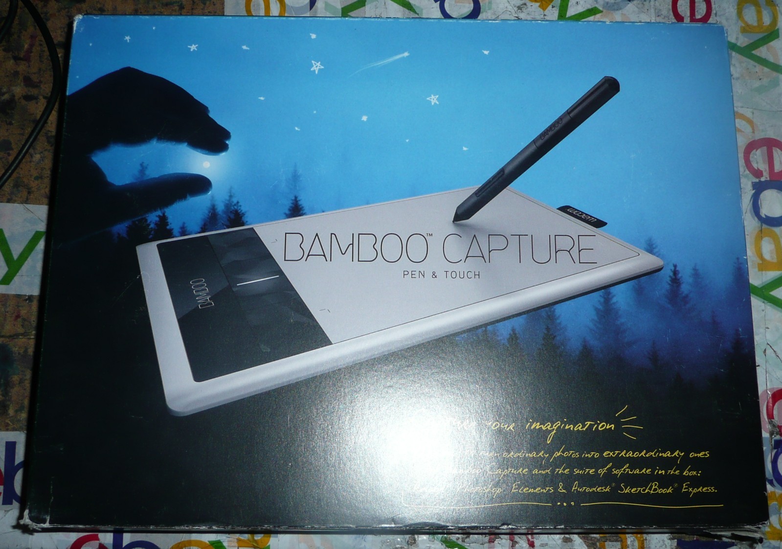 Wacom Bamboo Capture Pen & Touch CTH470 USB Digital Drawing Tablet Slate