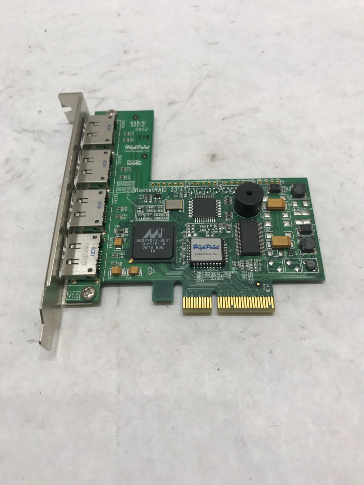 HighPoint RocketRAID 2314 LF PCI-E Rocket RAID 2314LF Controller UNTESTED - DW